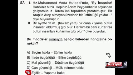 DİN KÜLTÜRÜ VE AHLAK BİLGİSİ SORULARININ ÇÖZÜMLERİ