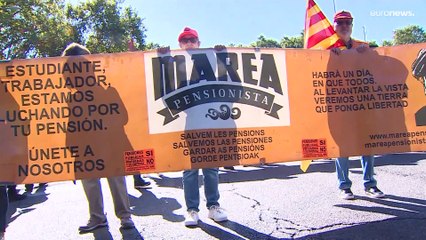 Wütende Rentner in Madrid: "Wir fordern unser Recht auf angemessene Pensionen ein"
