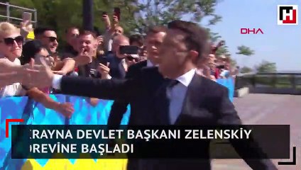 Ukrayna Devlet Başkanı Zelenskiy görevine başladı