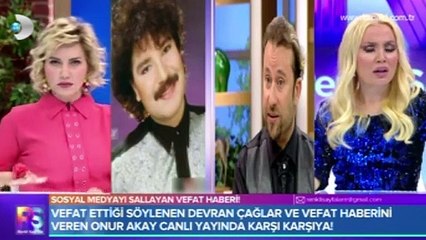 Öldü denilen Devran Çağlar canlı yayına bağlandı