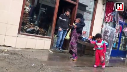 Sarıkamış’ı mesken tutan otomobilli dilenciler yakayı ele verdi