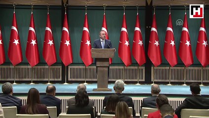 Dışişleri Bakanı Mevlüt Çavuşoğlu, basın toplantısı düzenledi