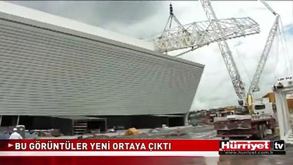 KOCA VİNÇ BÖYLE DEVRİLDİ