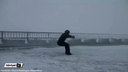 175 km hızla esen fırtınaya karşı zıplarsanız ne olur?