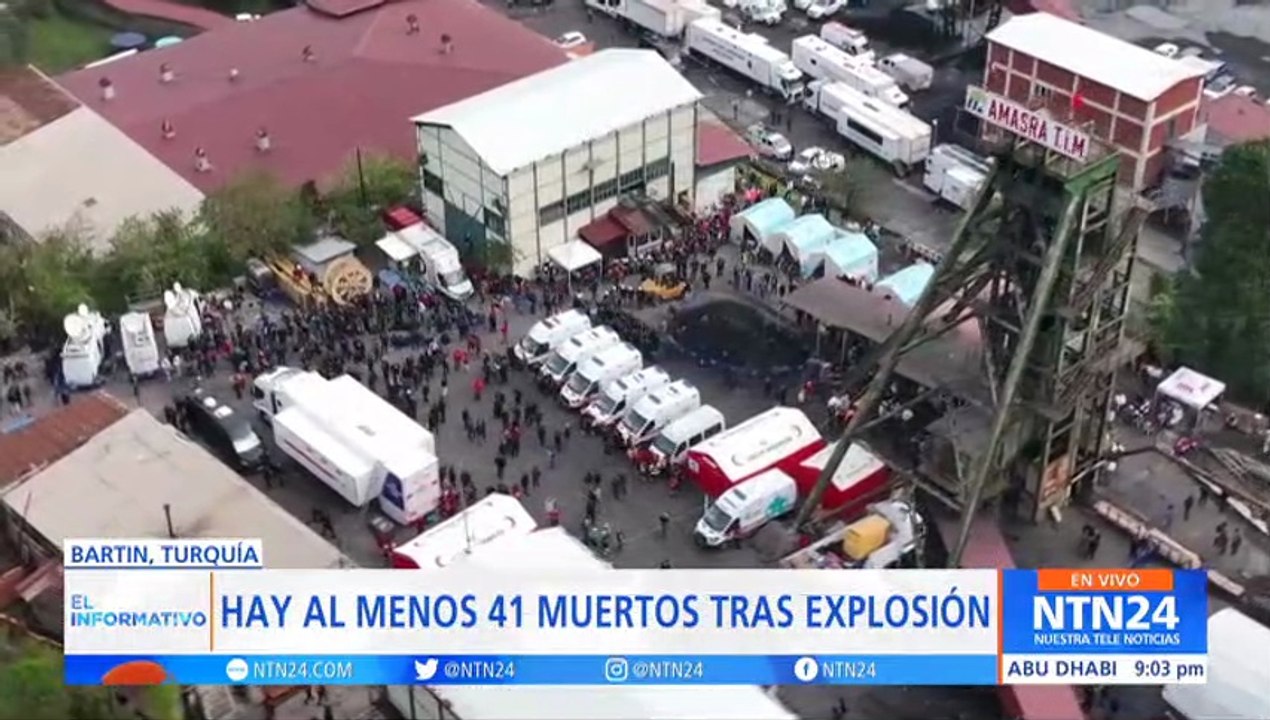 Al menos 41 mineros muertos deja una explosión en una mina de carbón en Turquía