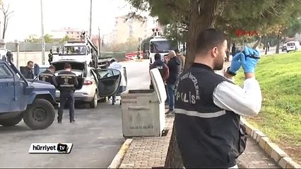Terör operasyonunda kaçan otomobil polis aracıyla çarpıştı