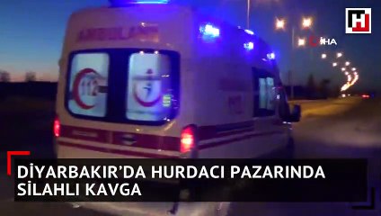 Diyarbakır’da hurdacı pazarında silahlı kavga