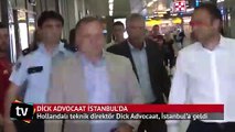 Dick Advocaat, Fenerbahçe için İstanbul'a geldi