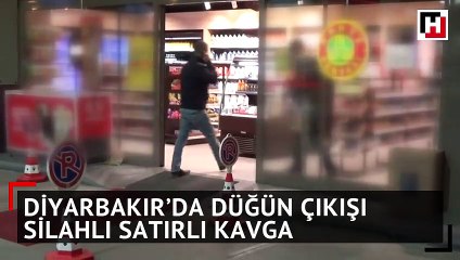 Diyarbakır’da düğün çıkışı silahlı satırlı kavga
