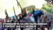 Diyarbakır’da saldırı hazırlığındaki 3 terörist sağ ele geçirildi