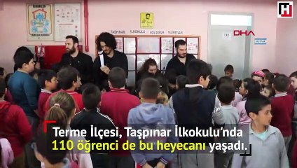 Hayatlarında ilk defa opera orkestrası gördüler