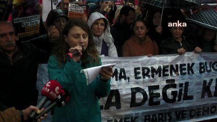 İstanbul'da 'maden faciası' protestosu: "Her ay bir Soma'yı bize yaşatanlara tahammülümüz kalmadı"
