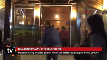 Valilik önünde bekleyen polis ekibine silahlı saldırı