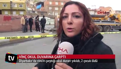 Vinç okul duvarına çarptı: 2 çocuk öldü