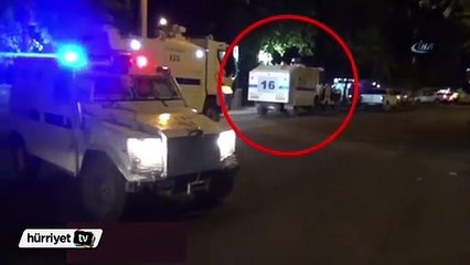 Diyarbakır’da polise roketli saldırı