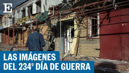 Kupiansk se recupera de los últimos bombardeos rusos