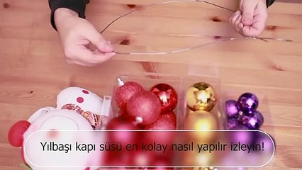 Yeni yıla kapı süsünüz eksik girmeyin! | Yaparım Bilirsin