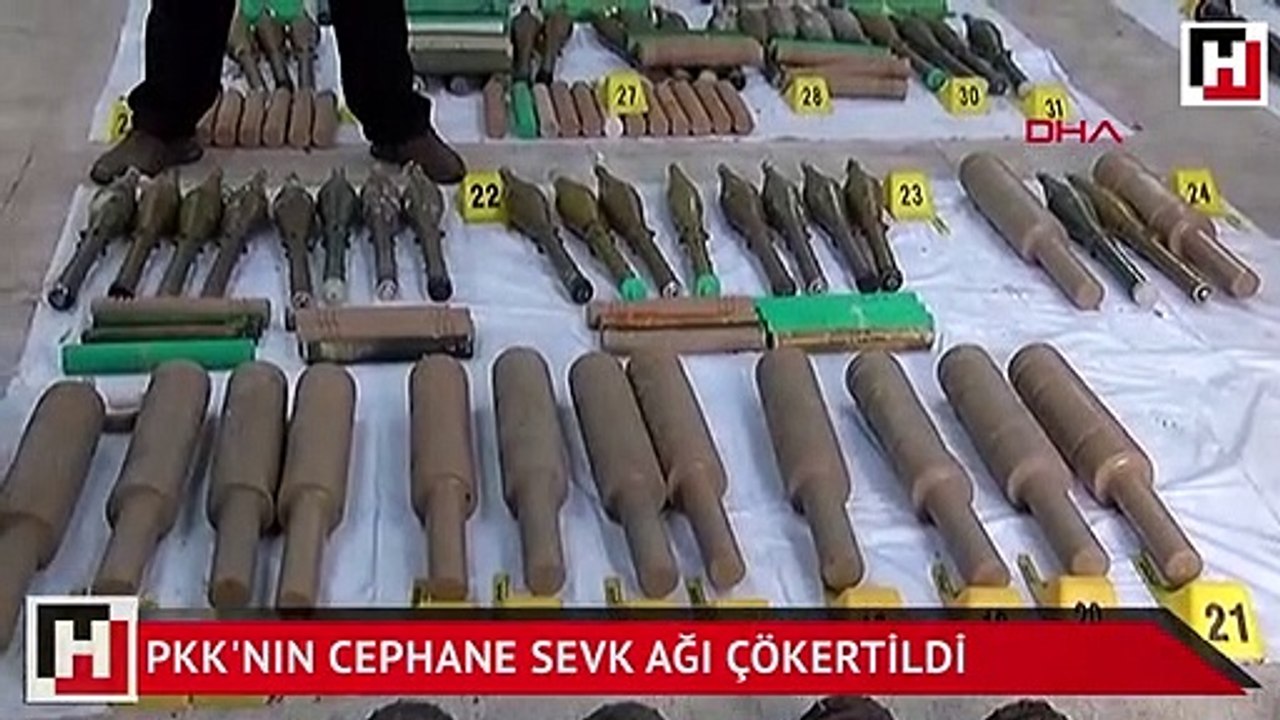 PKK'nın cephane sevk ağı çökertildi