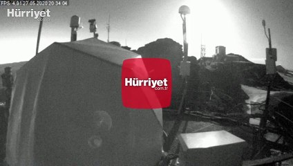 Gözlemevi meteoru böyle görüntüledi