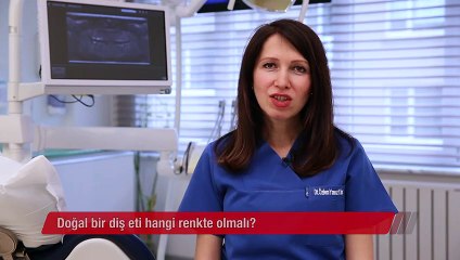 Doğal bir diş eti hangi renkte olmalı?