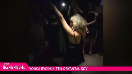 Yonca Evcimik'ten oryantal şov