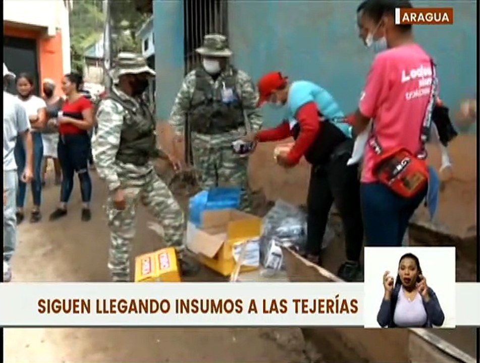 Ciudadanos agradecen al Gobierno Bolivariano el despliegue humanitario y la entrega de insumos