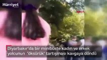 Minibüste kadın ve erkek yolcunun 'öksürük' kavgası