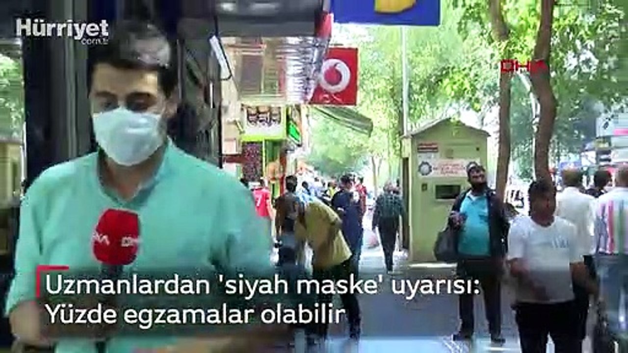 Uzmanlardan 'siyah maske' uyarısı: Yüzde egzamalar olabilir