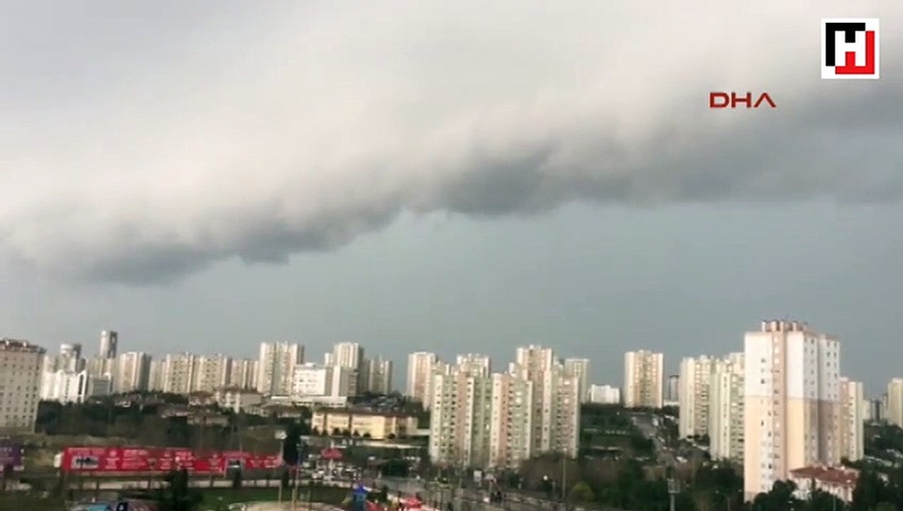İstanbul'da dolu ve yağmur