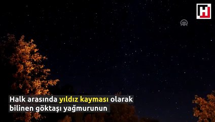 Perseid meteor yağmuru müthiş bir görsel şölen oluşturdu