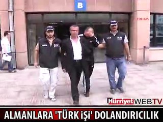 ALMANLARI "ARABA KAZANDINIZ" DİYEREK DOLANDIRDILAR