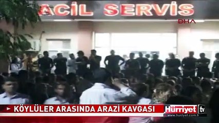 DİYARBAKIR'DA KÖYLÜLER ARASINDA ARAZİ KAVGASI