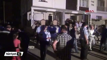 Doğalgaz kutusu bomba gibi patladı