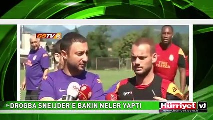 DROGBA SNEIJDER'E BAKIN NELER YAPTI