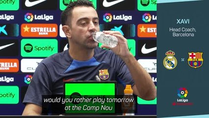 Does the El Clásico make Xavi 'horny'?