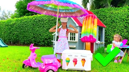 Nastya and Artem teach family educational number games for children