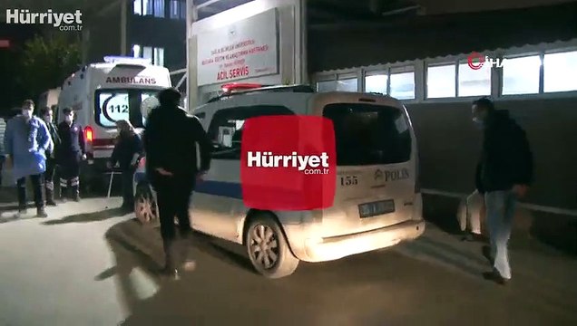 Döner bıçaklı şahıs polis memuruna saldırdı