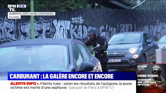 Crise des carburants: les files d'attente continuent de s'étirer