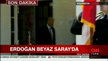 Erdoğan ve Trump görüşmesi başladı