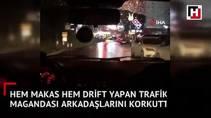 İstanbul’da “drift” ve “makas” terörü kamerada