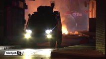 Dolapdere'de korsan gösteri yapan eylemcilere polis müdahalesi