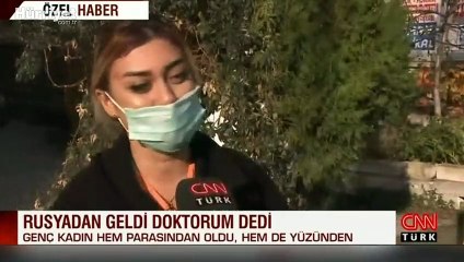 Rusya'dan geldi doktorum dedi