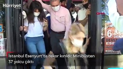 Esenyurt'ta minibüste 37 yolcu çıktı, şoför bakın ne dedi!