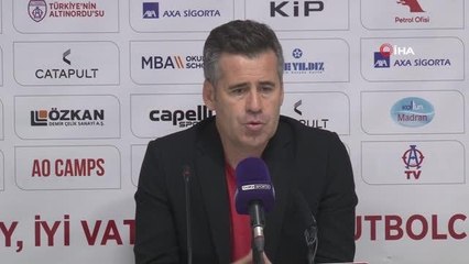 Altınordu-Samsunspor maçının ardından