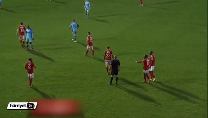 Attığı golle herkesi kendine hayran bıraktı