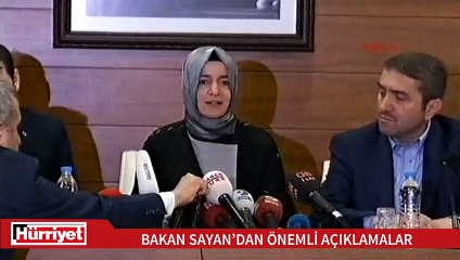 Bakan Sayan, Hollanda dönüşü konuştu