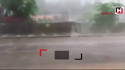 İstanbul'da şiddetli dolu yağışı sosyal medyada