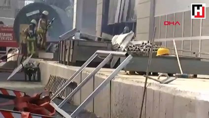 Dudullu metro trafo merkezinde yangın