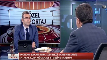 Ekonomi Bakanı, Merkez Bankası müdahalelerine değindi