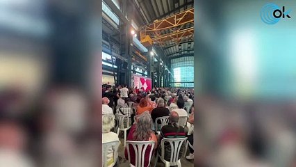 Comunistas del Frente Obrero vuelven a reventar un acto de Yolanda Díaz: «¡Eres una hipócrita!»